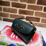 7 Star Gucci 564718 Strawberry Print Leather Zumi Mini Replica Bag