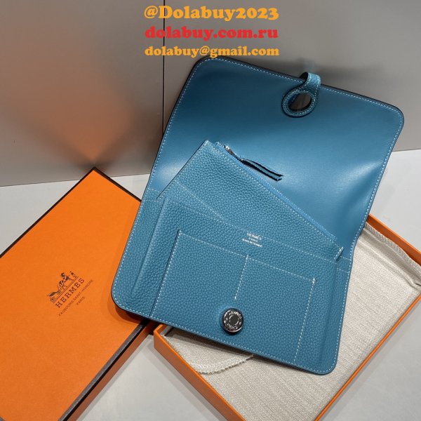 Luxury 1:1 Mirror Hermes Togo Passport Holder