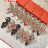 Wholesale 2023 Replica Valentino Three belts Middle Heel Perfect Shoes