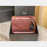 Top YSL Saint Laurent 28CM leather bags