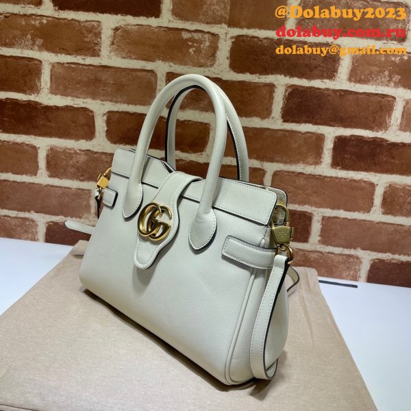 Best Replica Gucci 658450 Small top handle bag with Double G