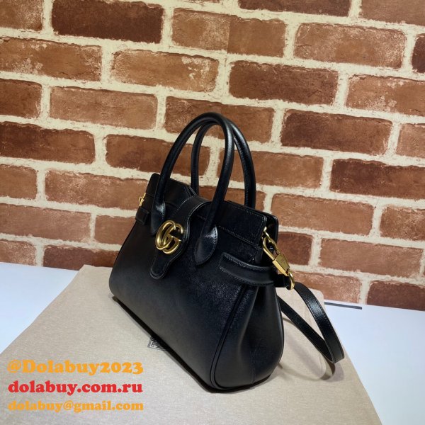 Best Replica Gucci 658450 Small top handle bag with Double G