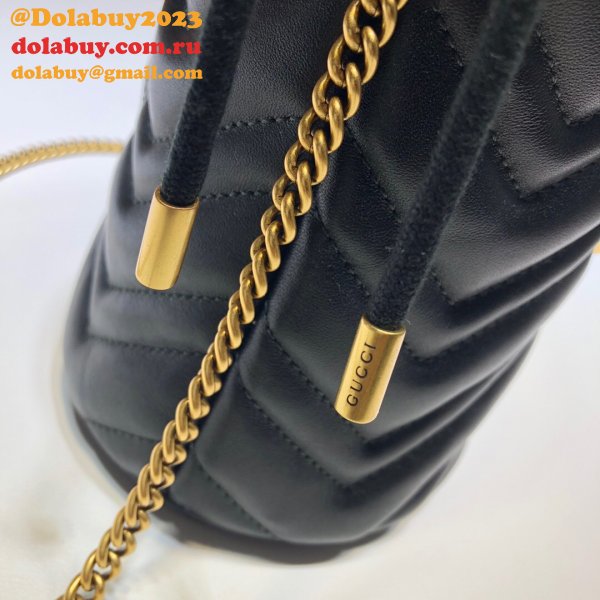 Gucci Replica 7 Star GG Marmont mini bucket 575163 bag