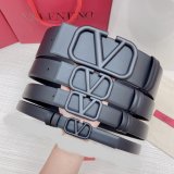 Wholesale Replica Valentino Black/Red Belts