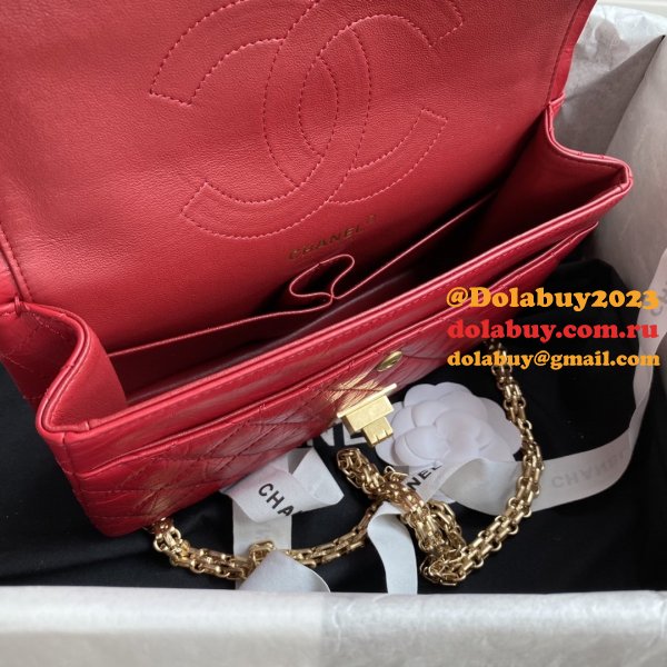 Top Quality CC 2.55 Top original Flap Reissue Red Classic Bag