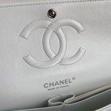 Buy Replica CC classic CF 25.5 cm White handbag