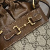 Gucci 637115 Replicas Horsebit 1955 small bucket bag