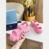 Buy New Replica Prada Roman Platform Sandals Luxury Shoes