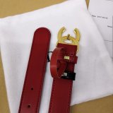 Best Replica CC Double C Belt Red 1153