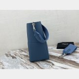 Cheap Factory Celine Sangle Seau Shoulder Blue Bag