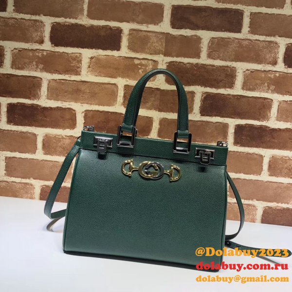 High Quality Leather Gucci 569712 Zumi Small Top Handle Replica Bag