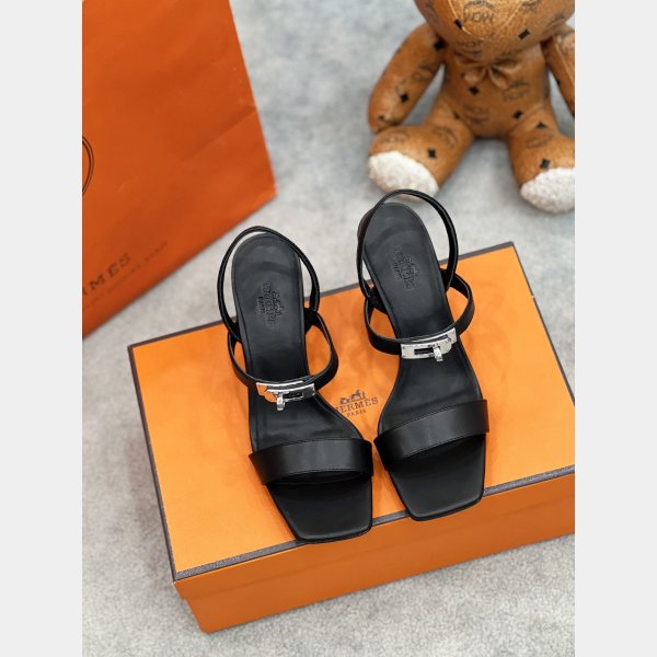 Heel 7.5 cm Designer Hermes Sandals High Quality Shoes