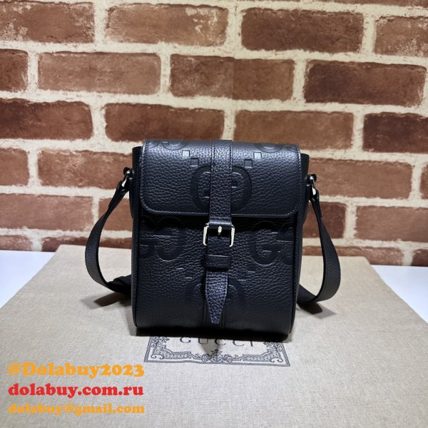 Jumbo GG 1:1 Mirror Messenger 760235 Gucci Replica Bag