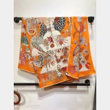 Top Quality Hermes Double-Sided Velvet Square Scarf