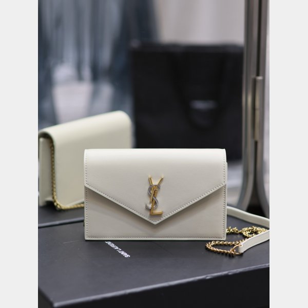 Replica YSL 19cm Fake Saint Laurent WOC Monogram Chain 393953 Bag