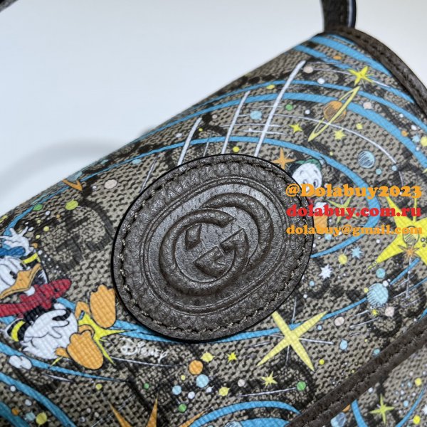 Disney x Top Quality 647927 Gucci Donald Duck mini bag