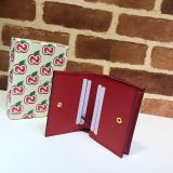 Gucci Designer Card case wallet with GG apple print