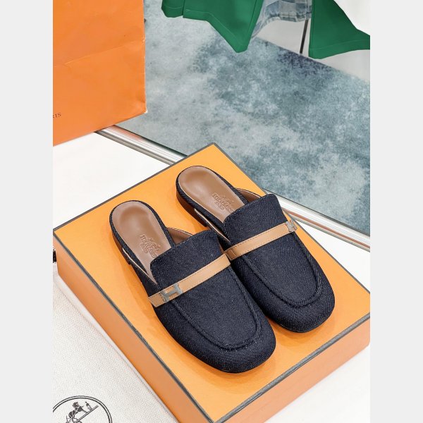 Best hermes Fashion Mule slippers Wholesale