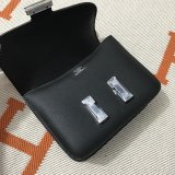 Hermes Constance Bag 18cm Epsom Leather Black