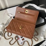 Flap Replica 1:1 Mirror AP3424 Phone Holder Chain Bag