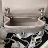 Top Quality CC CF mini classical AS1786 SILVER BALL bag