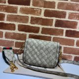 Gucci Luxury Replicas Horsebit 1955 mini 658574 bag GG Supreme canvas