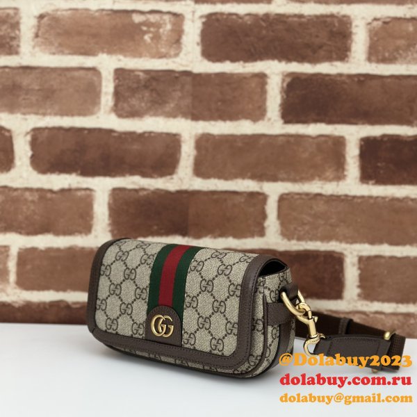 Gucci 1:1 Replcia Ophidia Super Mini Shoulder Quality 795466 Bag