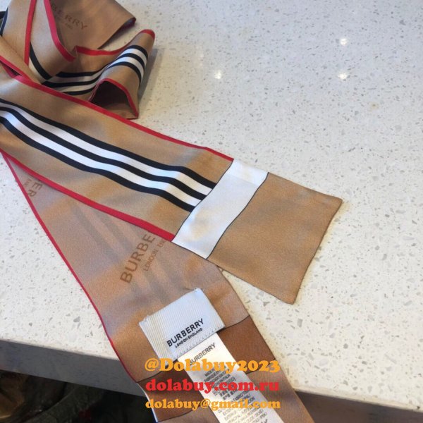 Burberry silk ribbon Straps bow tie streamers