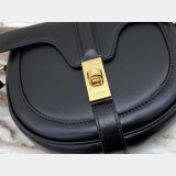 Celine Replica Small Besace 16 Bag Black satinated calfskin