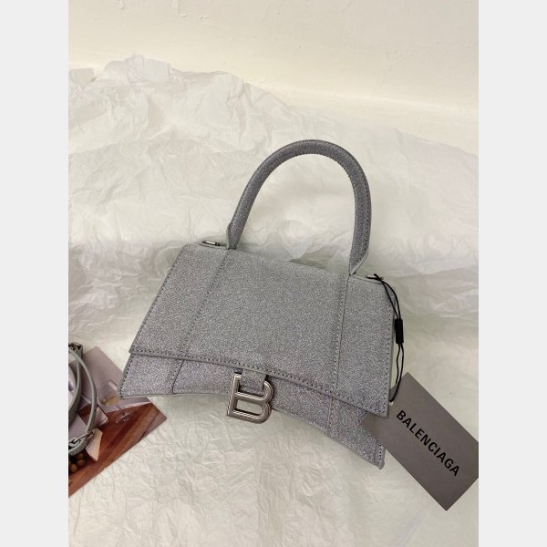 Hot Sale Balenciaga Replica Glitter Skin Hourglass 19/23cm Bag