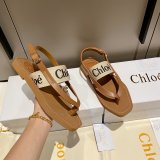 Designer Slippers Dupe AAAAA Replica Chloe Flip Flops