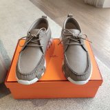 Top Quality hermes men Bouncing leather sneaker