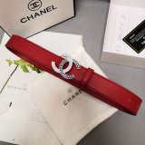 Top Quality Replica CC Double C Belt Red Width 3.0cm 1135