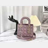 Perfect DIOR lady lambskin 20CM HANDBAG Inspired