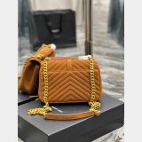 Replica Yves Saint Laurent 392737 AAA Chain Light Suede China Bag