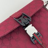 Gucci Duplicate Mini GG Crossbody 802100 Top Quality Red Bag