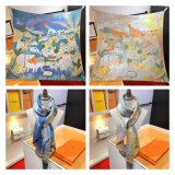 Best Hermes 140cm Velvet Square Scarf