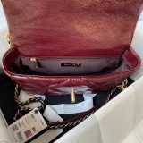 Luxury Flap Shiny Lambskin 19 AS1160 Replica Handbag 26CM