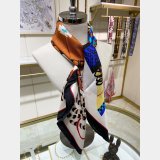 Designer Fake hermes twill silk scarf