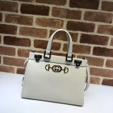 High Quality Leather Gucci 569712 Zumi Small Top Handle Replica Bag