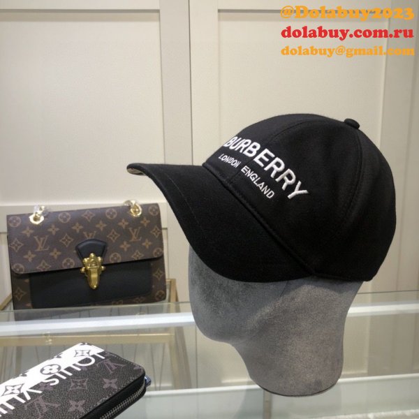 Fake Burberry Hats Replica Black Sales Online