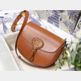 Replica Luxury Dior Bobby Bag Brown Box Calfskin