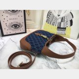 Gucci 1:1 Quality Jackie 1961 small shoulder 636706 Dark blue bag