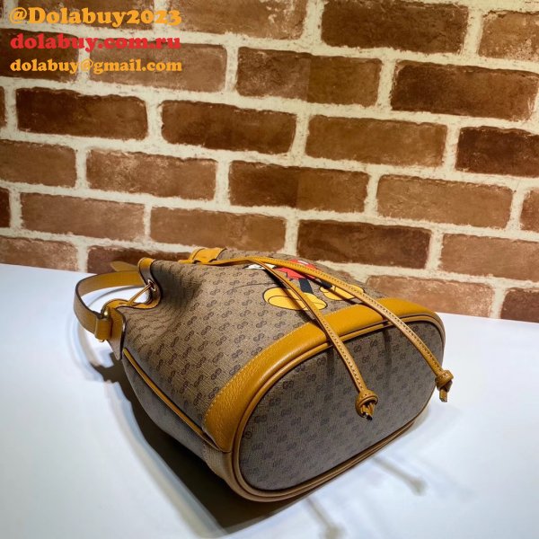 Replica Disney x Gucci small bucket Luxury 602691 bag