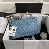 High Quality CC classic CF 25.5CM Sky Blue handbag