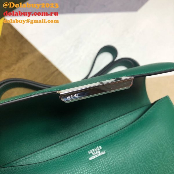 Hermes Constance Bag 23cm Epsom Leather Green