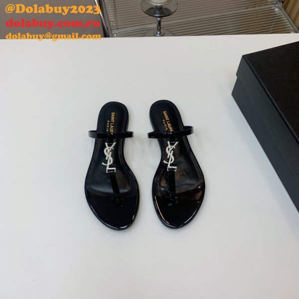 Top Quality YSL Saint Laurent Cassandra Sandals Heels Shoes